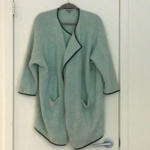 Cos mint green oversized sweater cardigan